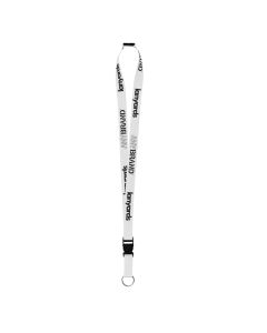 Schlüsselband - Lanyard mit Stahlring, Sicherheitsverschluss und Trennclip
