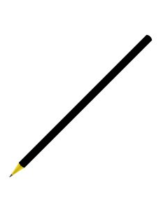Designbleistift rund bunt durchgefärbt, schwarz matt, FSC