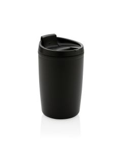 GRS recycelter PP-Becher mit Flip-Deckel