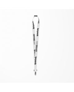 Schlüsselband - Lanyard mit Bulldog Stahlclip und Sicherheitsverschluss