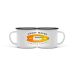 Emaille Tasse Herbert 8 cm beidseitig Rundumdruck