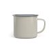 Emaille Tasse Promo 8 cm Creamy beige