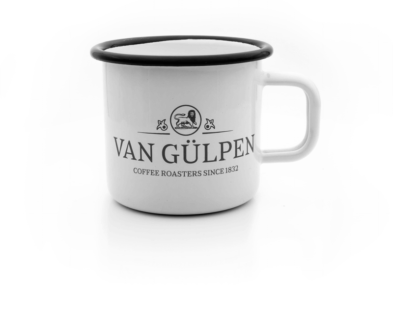 Emaille Tasse VanGuelpen