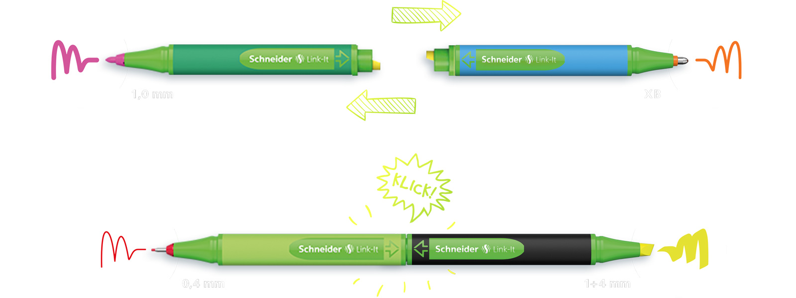 Cooles Stecksystem mit Methode: Der Schneider Link-It Slider