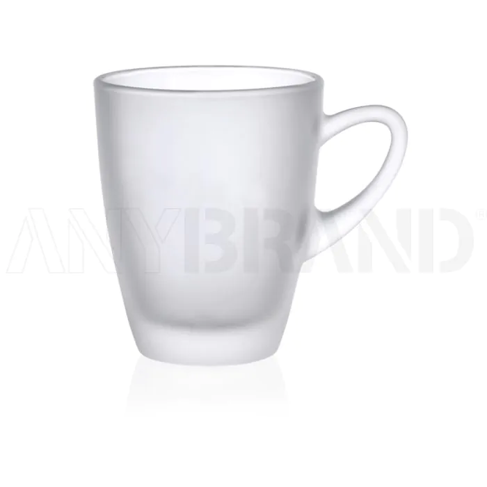 Rastal Kenia, Glastasse gefrostet 32 cl transparent mit Logo bedrucken