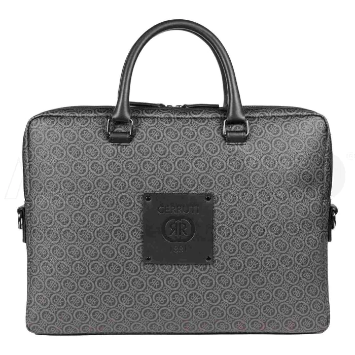 Cerruti 1881 Computer bag Logomania Grey bedrucken