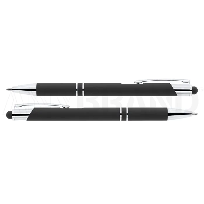Paragon Soft-Touch Kugelschreiber mit farbigem Stylus bedrucken