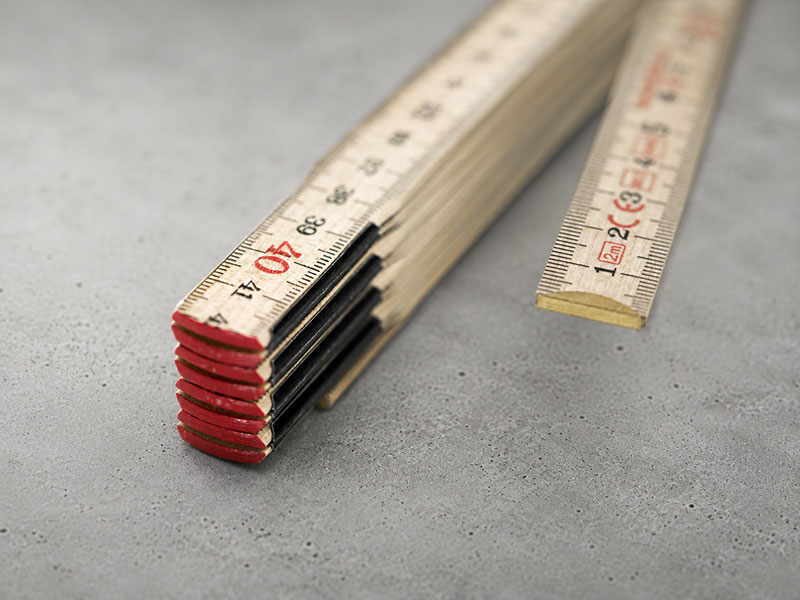 Nullpunkt und CE-Kennzeichnung am zusammengelegten Schwedenmeter