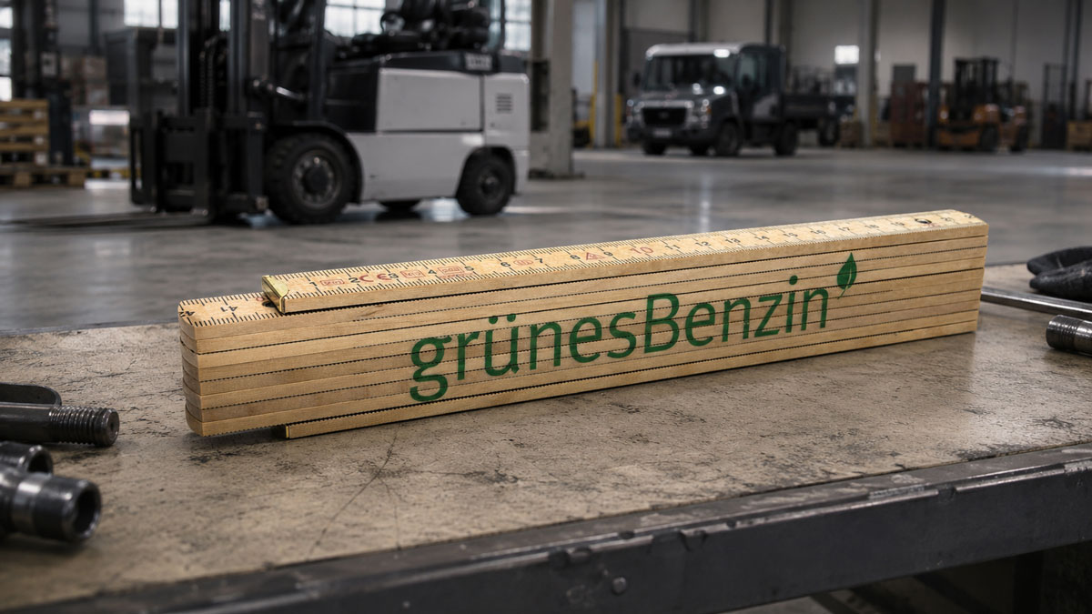 Hultafors Zollstock beruckt mit Logo