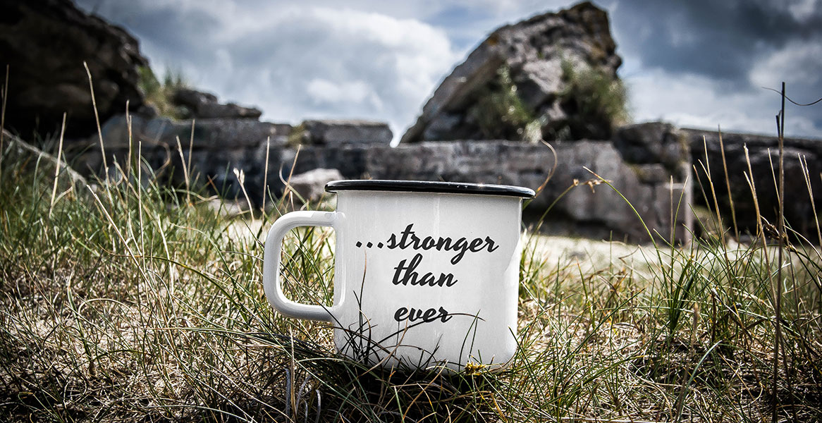 Emaille Tasse