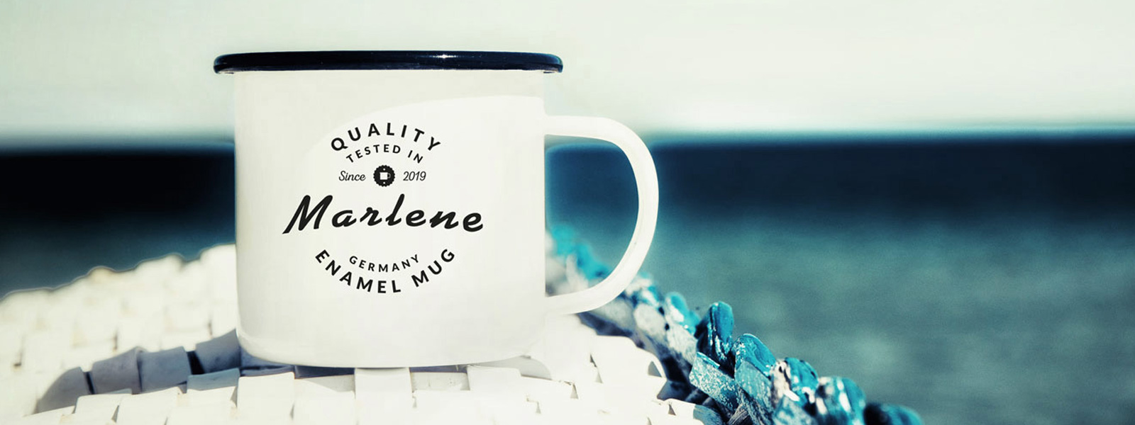 ANYBRAND Emaille-Tasse Marlene