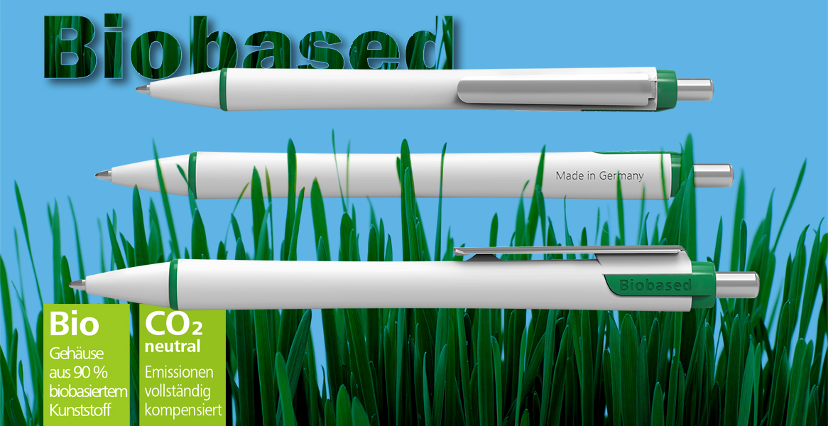 Biokugelschreiber Schneider Slider Xite Biobased in Grün