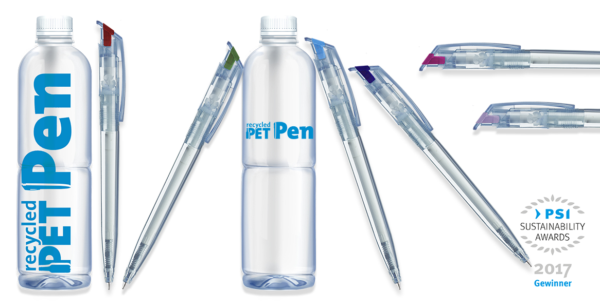 UMA Recycled PET Pen mit PET Flaschen